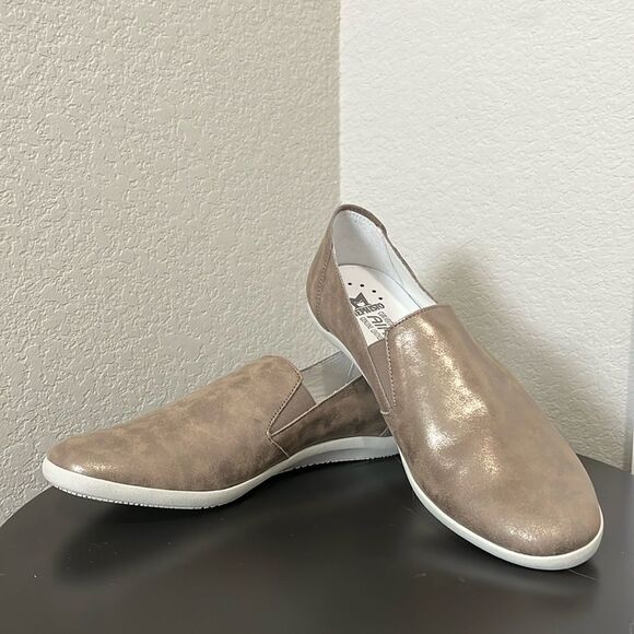 MEPHISTO (NWOT) Korie Women Shoes Brown Leather Metallic Glittered, Size 10 - Picture 1 of 9